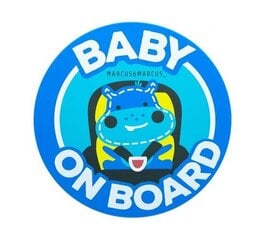 Наклейка Marcus & Marcus Baby on Board Car Sticker - Lucas цена и информация | Дополнительные принадлежности | kaup24.ee