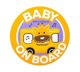 Наклейка Marcus & Marcus Baby on Board Car Sticker - Lola цена и информация | Lisaseadmed | kaup24.ee