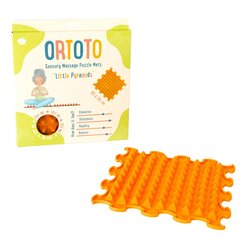 Ortoto Коврики-пазлы Маленькие Пирамидки (оранжевый) цена и информация | Коврики для младенцев | kaup24.ee