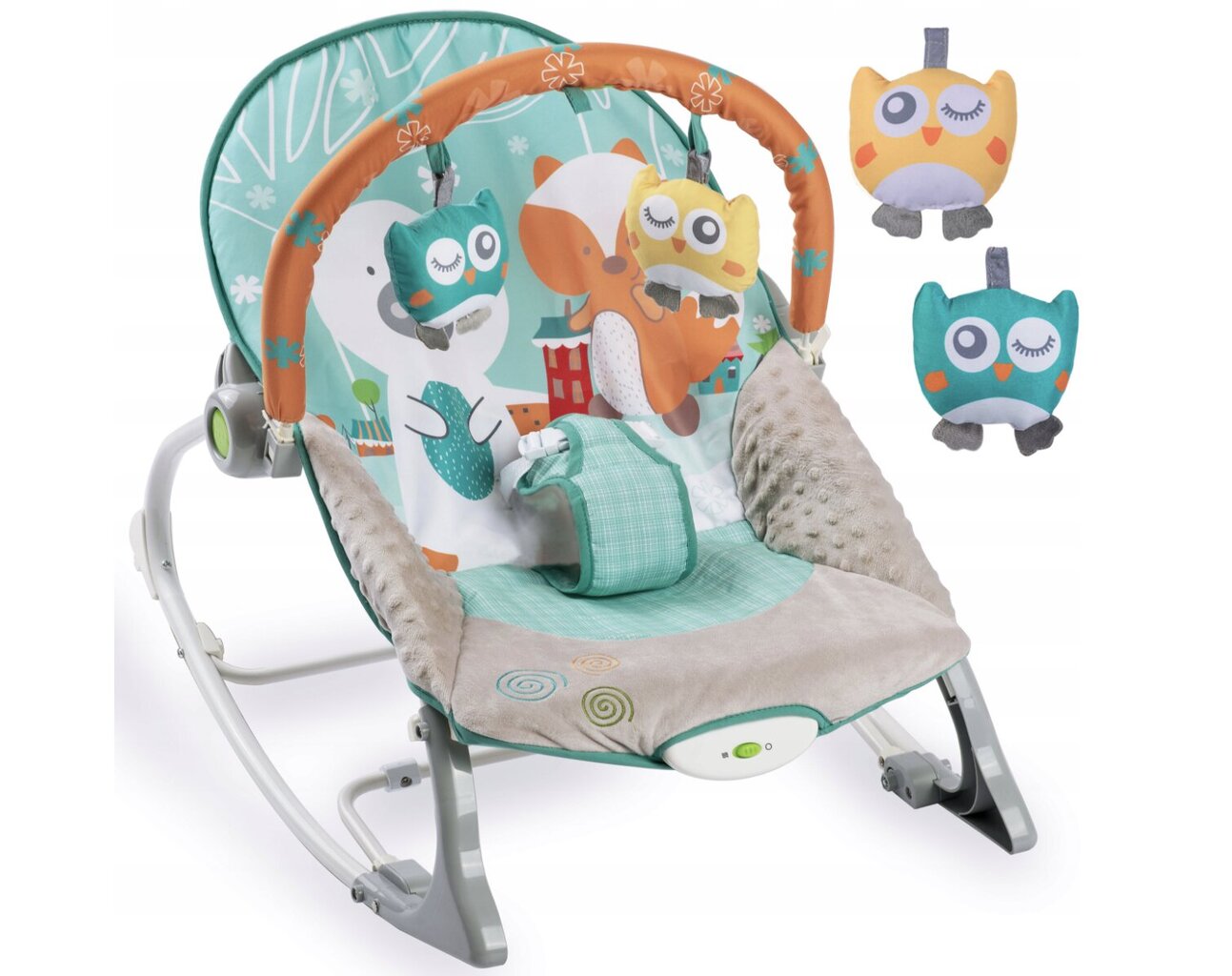 Voodi – vibratsiooniga kiik RicoKids, 0-9 kg hind ja info | Beebi lamamistoolid | kaup24.ee