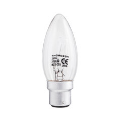 Halogeenlamp 28W B22d B35 240V Clear Thorgeon hind ja info | Lambipirnid, lambid | kaup24.ee