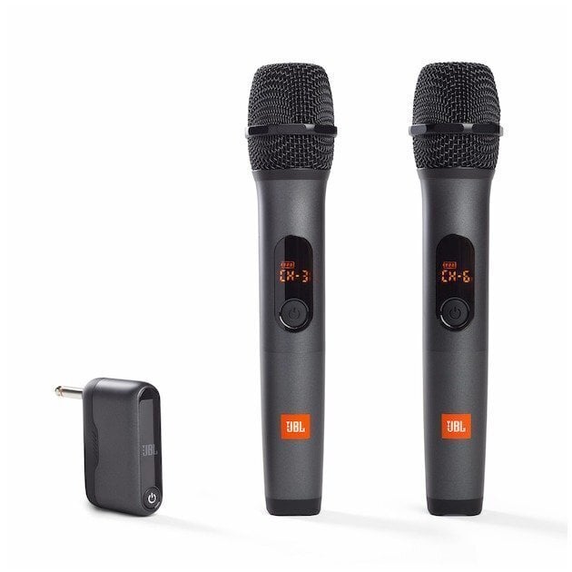 Mikrofonid ja kaabel JBL PartyBox On-The-Go, 2 tk hind ja info | Mikrofonid | kaup24.ee