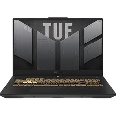 ASUS TUF Gaming F17 (2023), 17.3'', FHD, 144 Hz, i7, 16 GB, 512 GB, RTX 4050, ENG, mecha gray - Notebook hind ja info | Sülearvutid | kaup24.ee