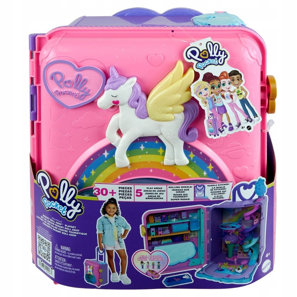 Miniatuurne hotell kohvris, koos tarvikutega, Polly Pocket hind ja info | Tüdrukute mänguasjad | kaup24.ee