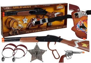Cowboy komplekt koos relvade ja aksessuaaridega, 61 cm hind ja info | Poiste mänguasjad | kaup24.ee