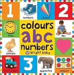 Colours ABC Numbers: First 100 Books hind ja info | Väikelaste raamatud | kaup24.ee