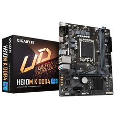 Emaplaat Gigabyte H610M K DDR4 1.0 цена и информация | Материнские платы | kaup24.ee