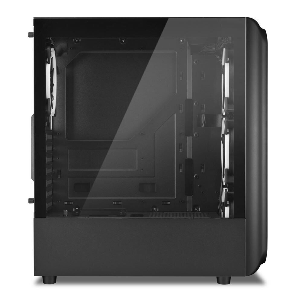 ATX Semi-tower Korpus Sharkoon TK5M RGB ATX Must hind ja info | Arvutikorpused | kaup24.ee