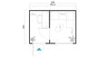 Aiamaja Sardiinia 8,2 m² 2 toaga, alumiiniumraamiga avatäidete ja siledate välisnurkadega hind ja info | Kuurid ja aiamajad | kaup24.ee
