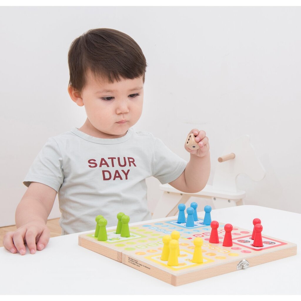 Lastemäng Ludo New Classic Toys, 2-4 mängijale цена и информация | Arendavad mänguasjad | kaup24.ee