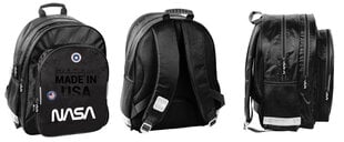 Школьный рюкзак для мальчиков Nasa Made in USA, 38 см, черный цена и информация | Школьные рюкзаки, спортивные сумки | kaup24.ee