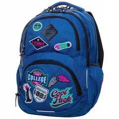 Школьный рюкзак для девочек, синий, 44 см цена и информация | Школьные рюкзаки, спортивные сумки | kaup24.ee