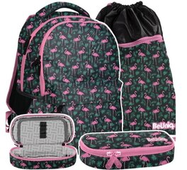 Kooli seljakott tüdrukutele flamingodega, 42 cm цена и информация | Школьные рюкзаки, спортивные сумки | kaup24.ee