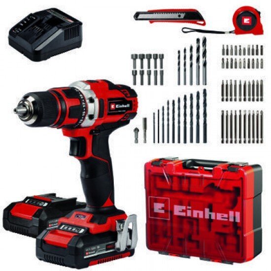 Akutrell TE-CD 18/40 Li +69 tarvikut, Einhell hind ja info | Akutrellid, kruvikeerajad | kaup24.ee