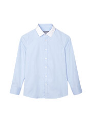 Сорочка в тонкую фактурную полоску для мальчиков Gulliver, голубая  цена и информация | Рубашки для мальчиков | kaup24.ee