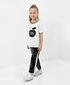 Must trikoo ja lakknahast püksid tüdrukutele Gulliver hind ja info | Tüdrukute retuusid, püksid | kaup24.ee