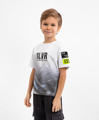 Футболка с коротким рукавом для мальчиков Gulliver, белая  цена и информация | Рубашки для мальчиков | kaup24.ee
