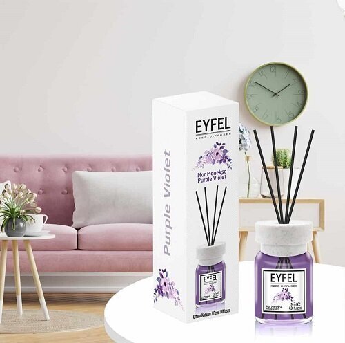 Kodulõhnastaja pulkadega Purple Violet 120 ml hind ja info | Kodulõhnastajad | kaup24.ee