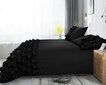 240x220 cm voodipesukomplekt CYPRUS 100% puuvill, must Dreamhouse hind ja info | Voodipesukomplektid | kaup24.ee