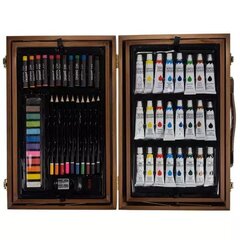 Joonistamise ja maalimise komplekt koos kohvriga hind ja info | Kunstitarbed, voolimise tarvikud | kaup24.ee