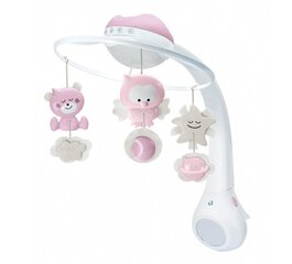 Hälli karussell projektoriga B-kids, valge/roosa hind ja info | Imikute mänguasjad | kaup24.ee