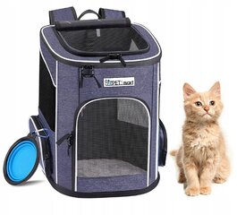 Transpordiseljakott kassidele/koertele PetSmart 33x42cm, sinine цена и информация | Переноски, сумки | kaup24.ee