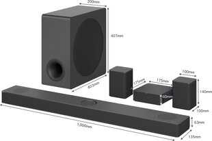 LG S80QR цена и информация | Домашняя акустика и системы «Саундбар» («Soundbar“) | kaup24.ee