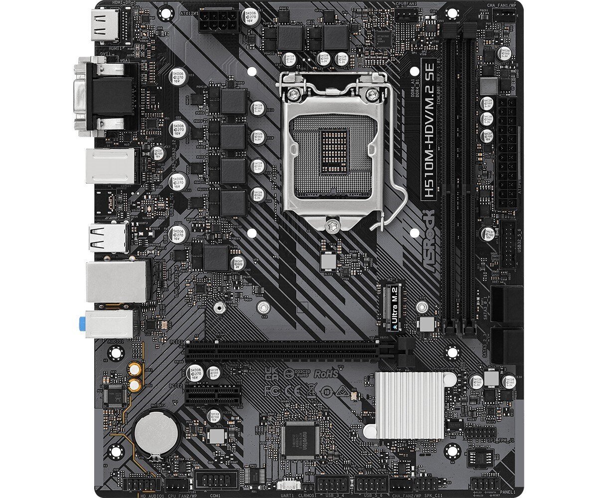 Asrock H510M-HDV/M.2 SE hind ja info | Emaplaadid | kaup24.ee