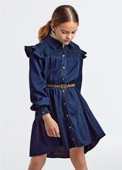 Mayoral детское платье 7943*71, тёмно-синий 8445445473323 цена и информация | Платья для девочек | kaup24.ee