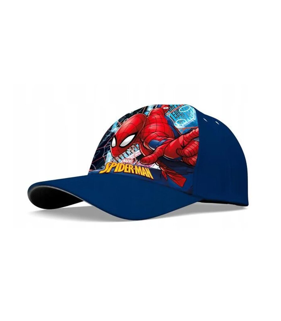 Nokamüts lastele Javoli Spiderman 64344 01, tumesinine hind ja info | Poiste mütsid, sallid, kindad | kaup24.ee
