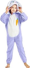 Детский костюм кролика Ikali, белый/фиолетовый цена и информация | Карнавальные костюмы | kaup24.ee