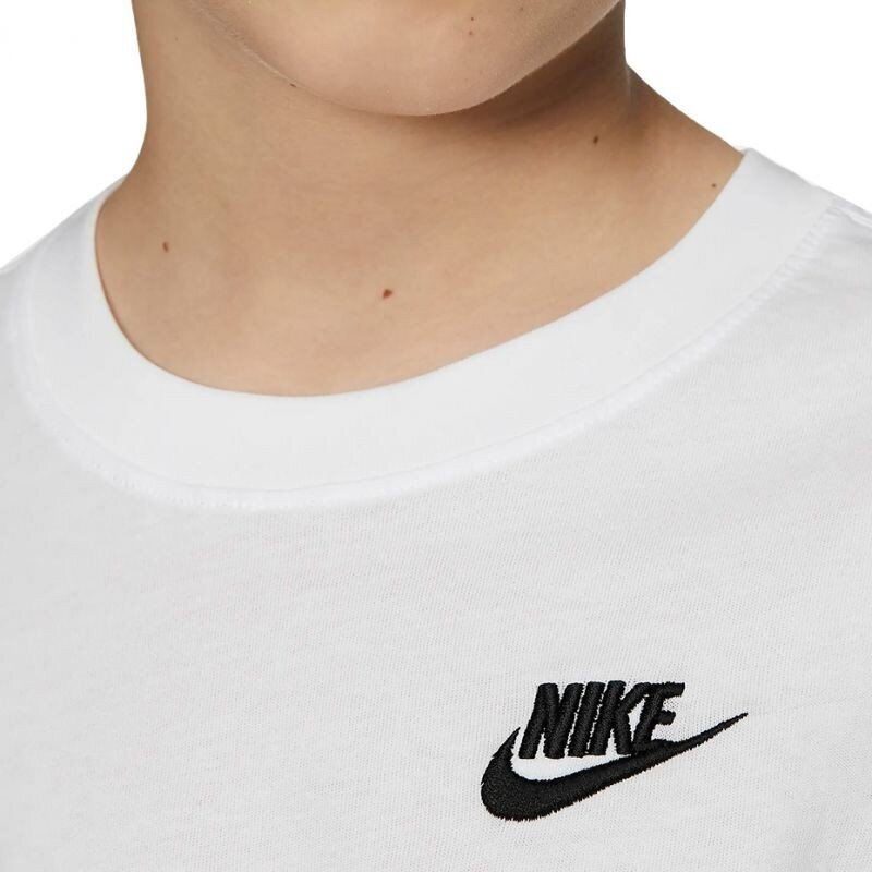 Nike T-särk lastele Futura AR5254*100, valge hind ja info | Meeste T-särgid | kaup24.ee