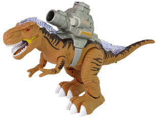 Динозавр с катапультой, LeanToys, коричневый цена и информация | Игрушки для мальчиков | kaup24.ee