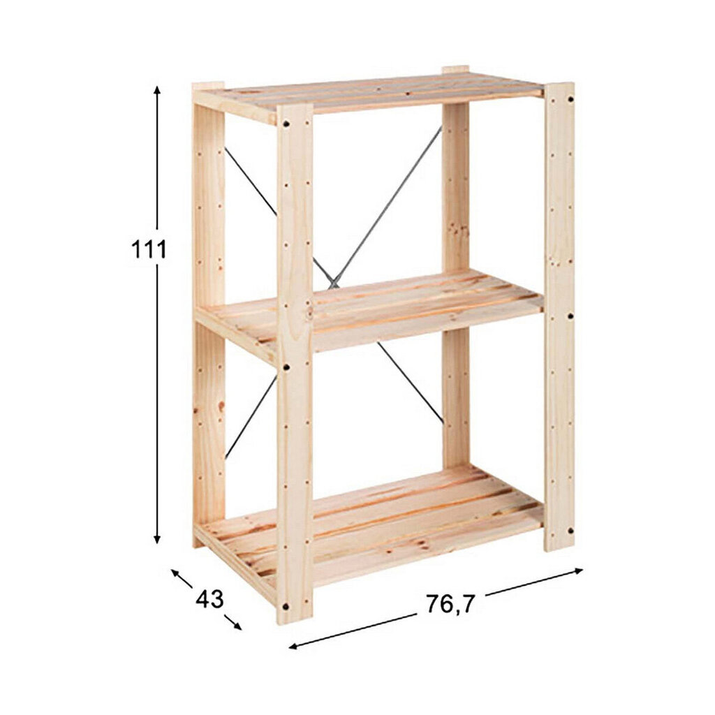 Riiulid Astigarraga Evolution3 (111 x 76,7 x 43 cm) hind ja info | Riiulid | kaup24.ee