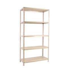 Riiulid SimonRack Metall Valge (180 x 80 x 40 cm) цена и информация | Полки | kaup24.ee