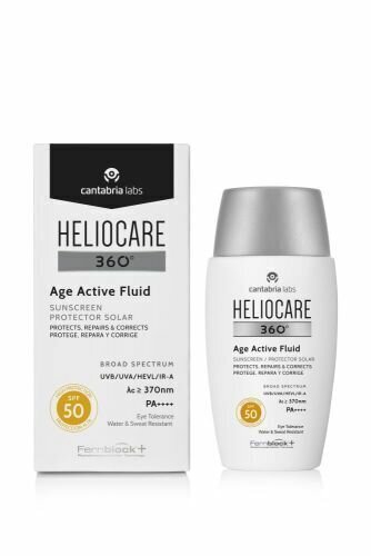 Päikesekaitsekreem Heliocare 360° Age Active 50 ml Spf 50 цена и информация | Päikesekreemid | kaup24.ee