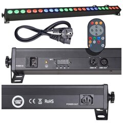 Valgusefektid Light4Me Deco Bar 24 RGB IR hind ja info | Muusikariistade tarvikud | kaup24.ee