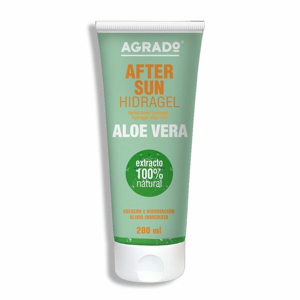 Päevitusjärgne kreem Agrado Aloe vera (200 ml) hind ja info | Päikesekreemid | kaup24.ee