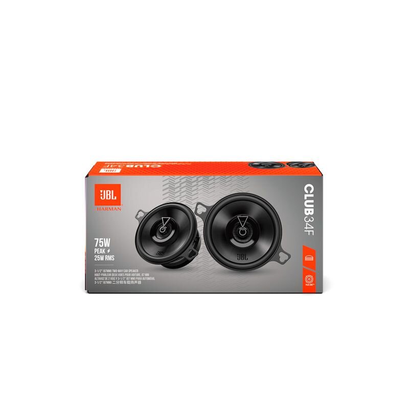 JBL Club 34F SPKCB34F, must hind ja info | Autokõlarid | kaup24.ee