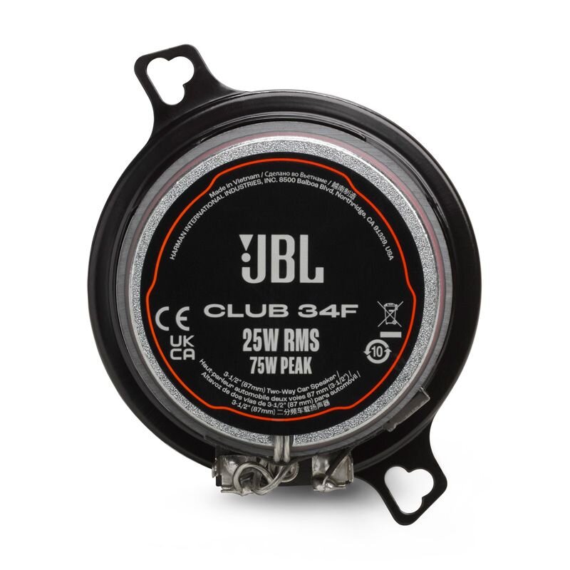 JBL Club 34F SPKCB34F, must hind ja info | Autokõlarid | kaup24.ee