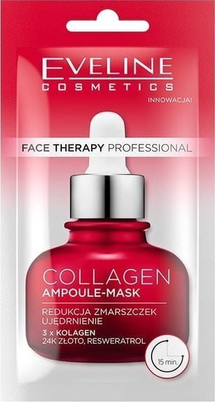Näomask Eveline Collagen Ampoule Mask, 8 ml цена и информация | Näomaskid, silmamaskid | kaup24.ee