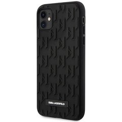 Karl Lagerfeld KLHCN61RUPKLPK iPhone 11 | Xr 6.1" hardcase czarny|black 3D Monogram цена и информация | Чехлы для телефонов | kaup24.ee