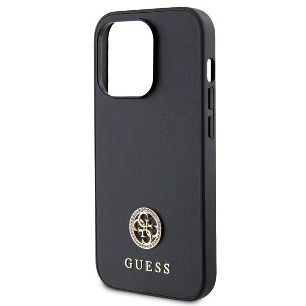 Guess GUHCP13XPS4DGPK iPhone 13 Pro Max 6.7" czarny|black hardcase Strass Metal Logo цена и информация | Telefoni kaaned, ümbrised | kaup24.ee