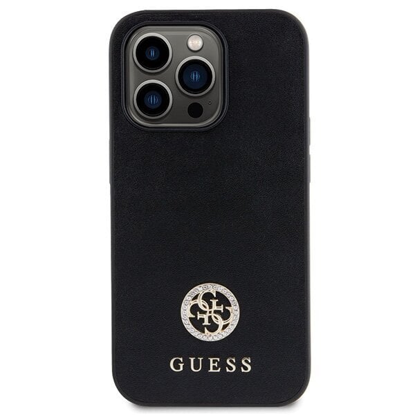 Guess GUHCP13XPS4DGPK iPhone 13 Pro Max 6.7" czarny|black hardcase Strass Metal Logo цена и информация | Telefoni kaaned, ümbrised | kaup24.ee