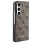 Guess GUHCZFD5GF4GBR F946 Z Fold5 brązowy|brown hardcase 4G Charms Collection hind ja info | Telefoni kaaned, ümbrised | kaup24.ee