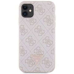 Guess GUHCN61P4TDSCPP iPhone 11 | Xr 6.1" różowy|pink hardcase Crossbody 4G Metal Logo цена и информация | Чехлы для телефонов | kaup24.ee