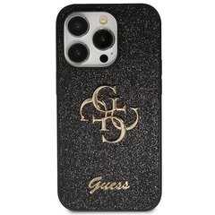 Guess GUHCP13LHG4SGK iPhone 13 Pro | 13 6.1" czarny|black hardcase Glitter Script Big 4G цена и информация | Чехлы для телефонов | kaup24.ee