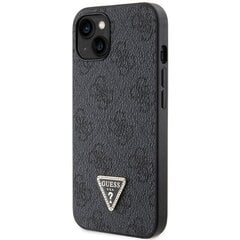 Guess GUHCP13MP4TDSCPK iPhone 13 6.1" czarny|black hardcase Crossbody 4G Metal Logo цена и информация | Чехлы для телефонов | kaup24.ee