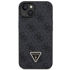 Guess GUHCP13MP4TDSCPK iPhone 13 6.1" czarny|black hardcase Crossbody 4G Metal Logo цена и информация | Чехлы для телефонов | kaup24.ee