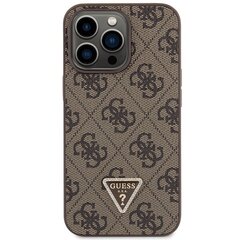 Guess GUHCP13XP4TDSCPW iPhone 13 Pro Max 6.7" brązowy|brown hardcase Crossbody 4G Metal Logo цена и информация | Чехлы для телефонов | kaup24.ee